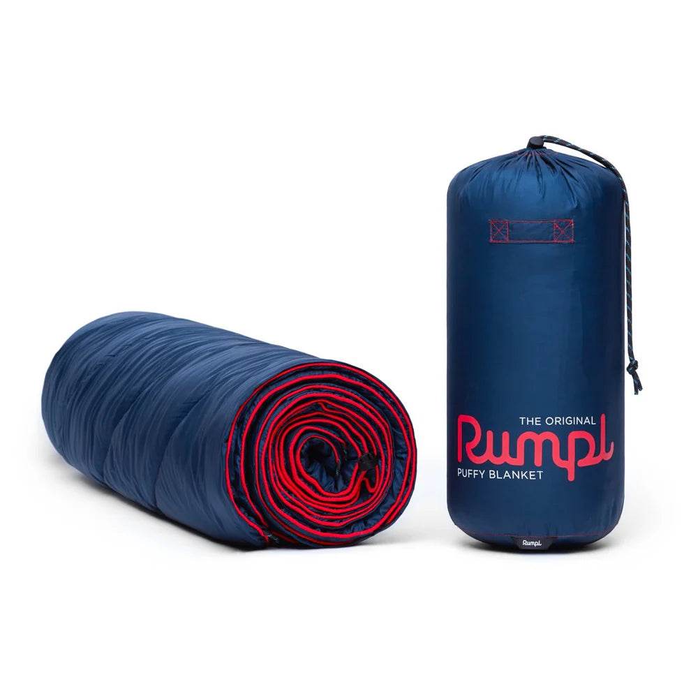 Rumpl's Original Puffy Blanket (1 Person) in the color Deepwater