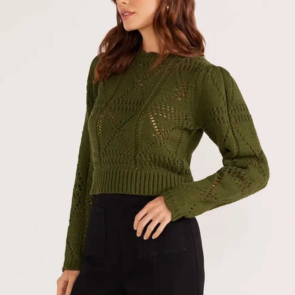 
                      
                        MINKPINK Sally Pointelle Knit Jumper
                      
                    