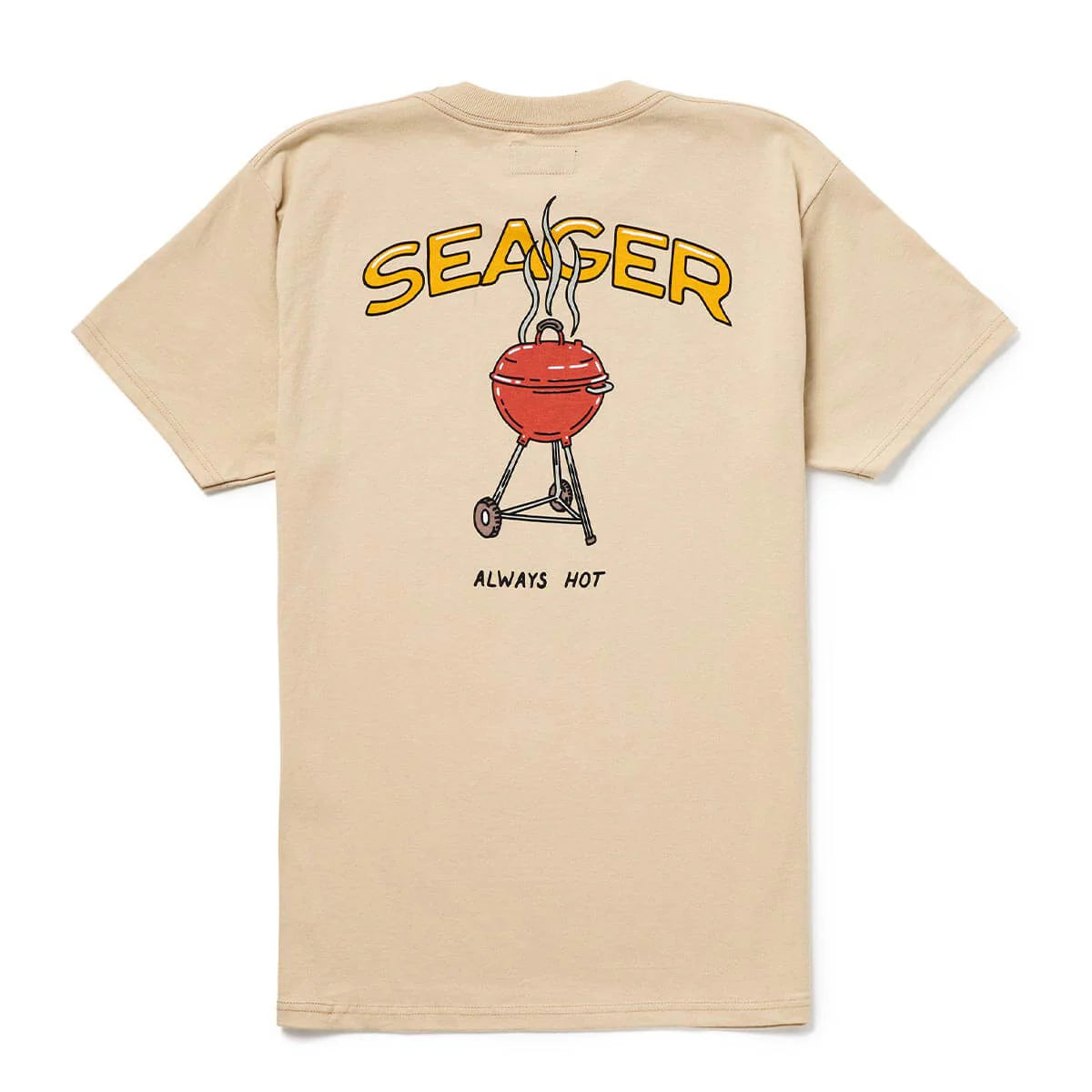 Enjoy casual cool men's style with the Seager Backyard Tee, available at Harbour Thread. 