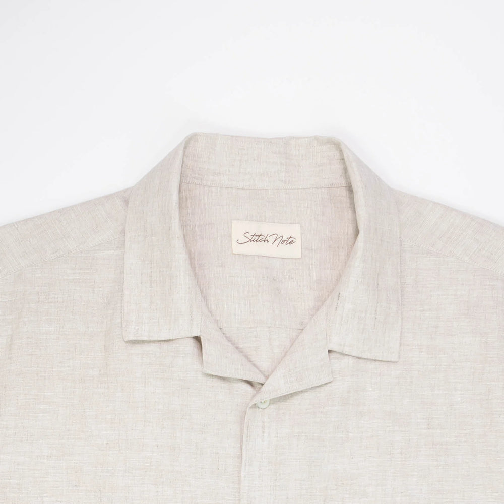 
                      
                        The tan Stitch Note Lewis Essentials Short Sleeve Shirt
                      
                    
