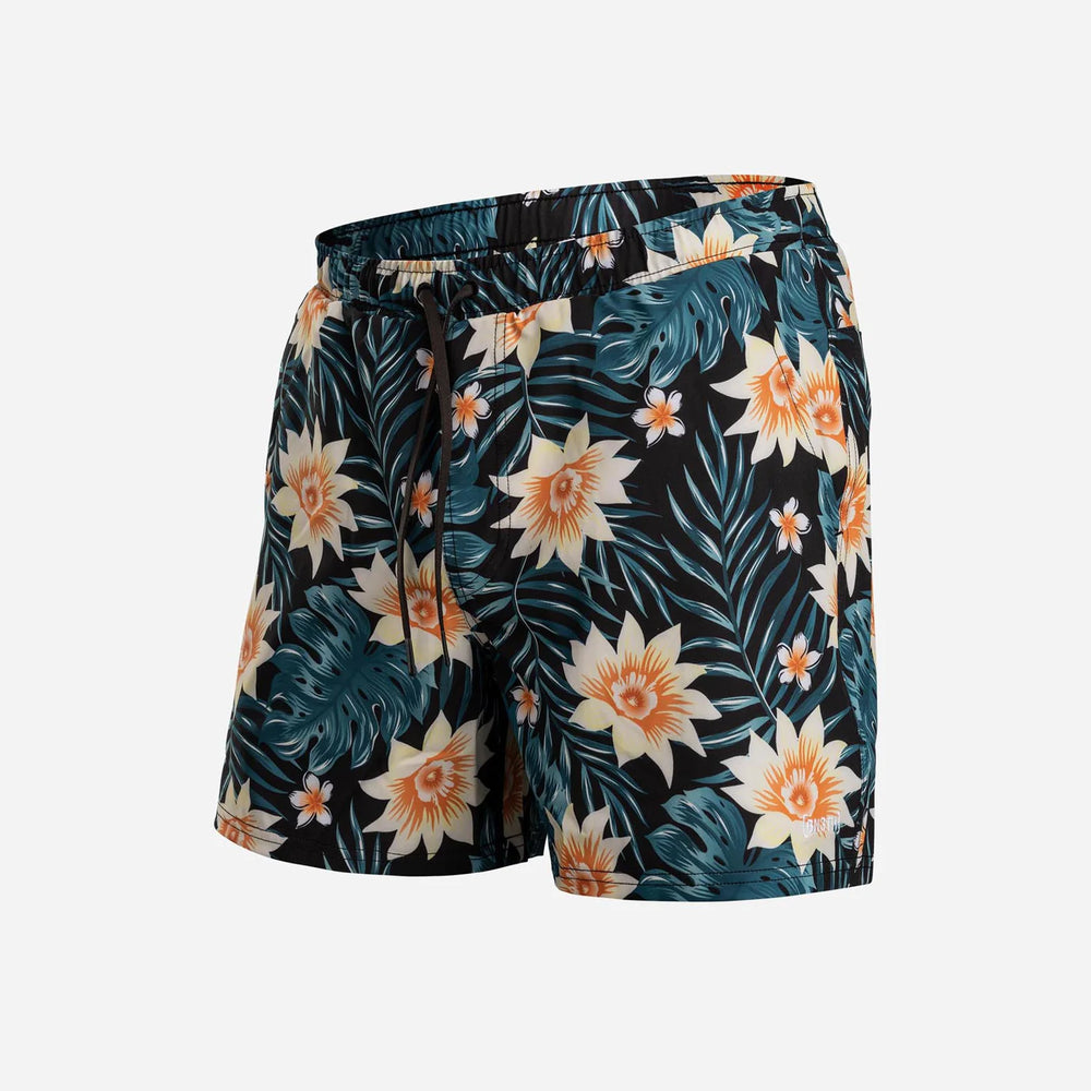 
                      
                        BN3TH's Agua Volley 2N1 Swim Short 5" in the color Tropical Floral Black
                      
                    