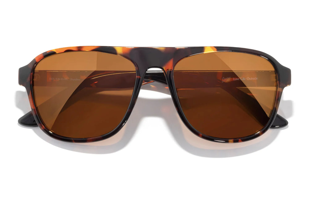 
                      
                        The Tortoise Bronze Shoreline Sunglasses by Sunski
                      
                    