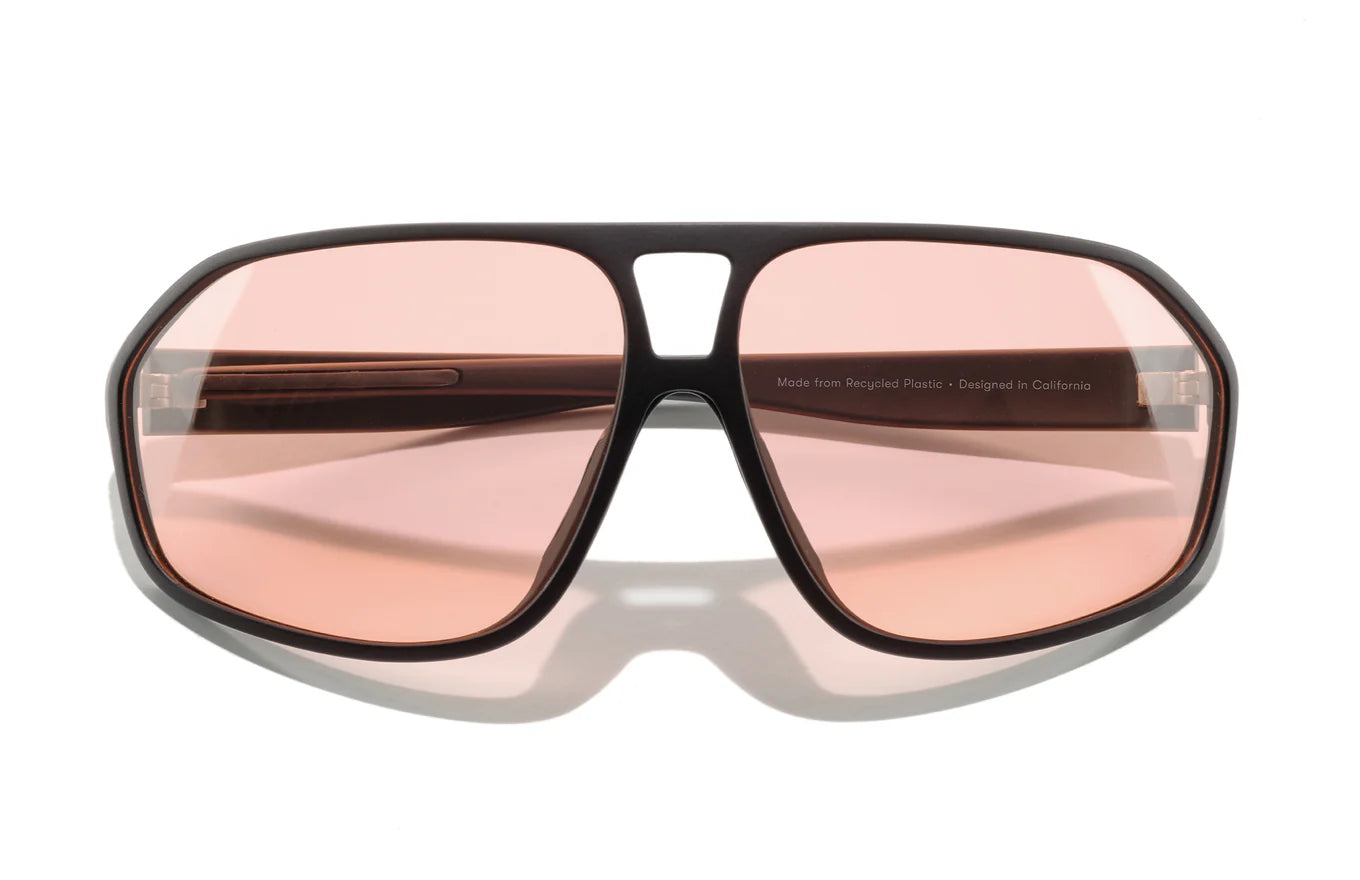 The Sunski Velo Sunglasses in Black Rose Lo-Light