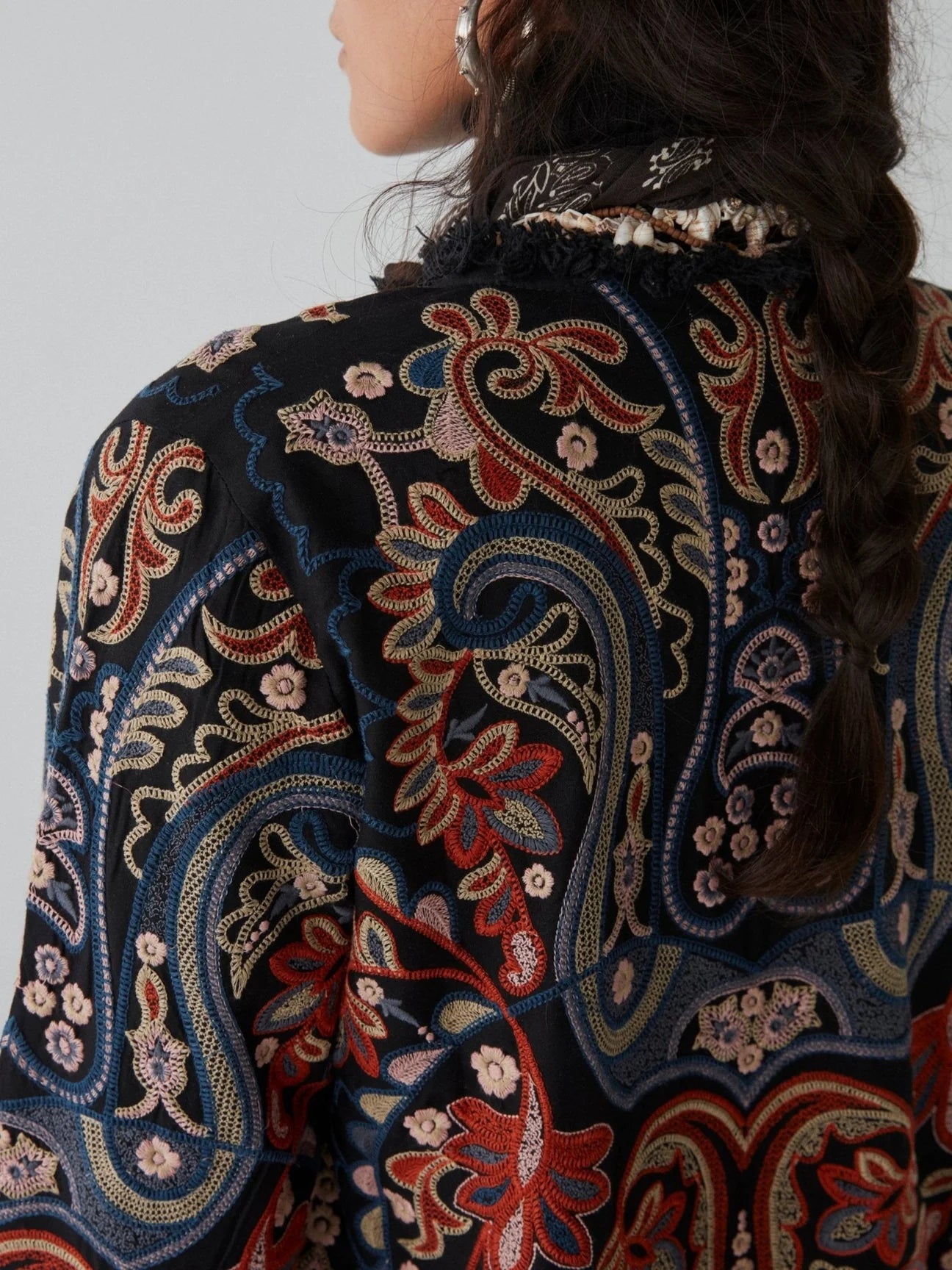 Back detail on the Suresh Jacket by Maison Hotel