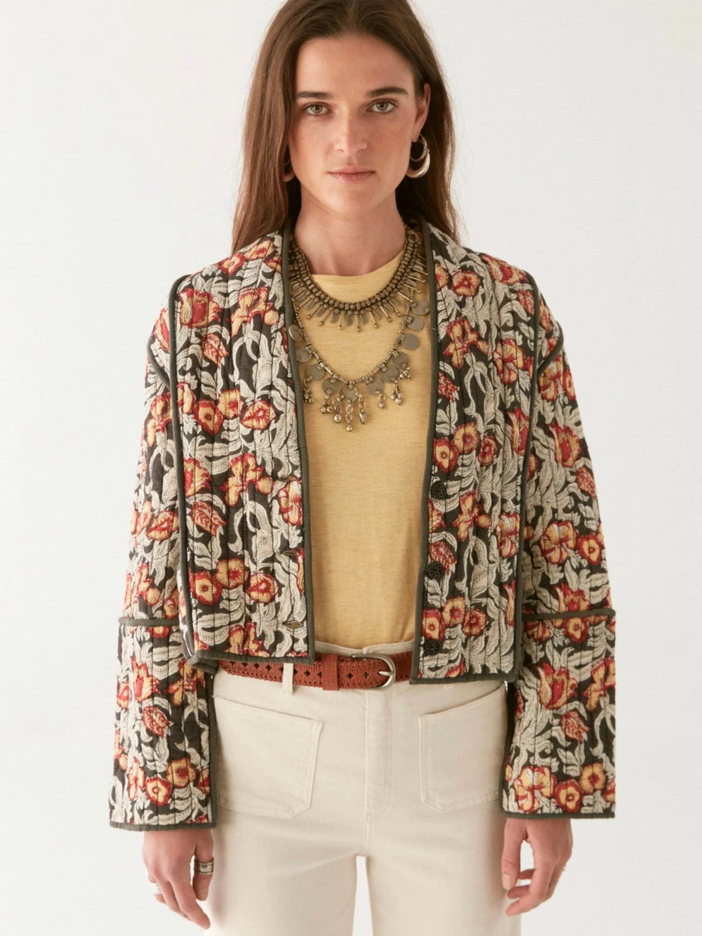 Shop the Tadeo Jacket by Maison Hotel at Harbour Thread for an artful wardrobe staple you'll love for years to come. 