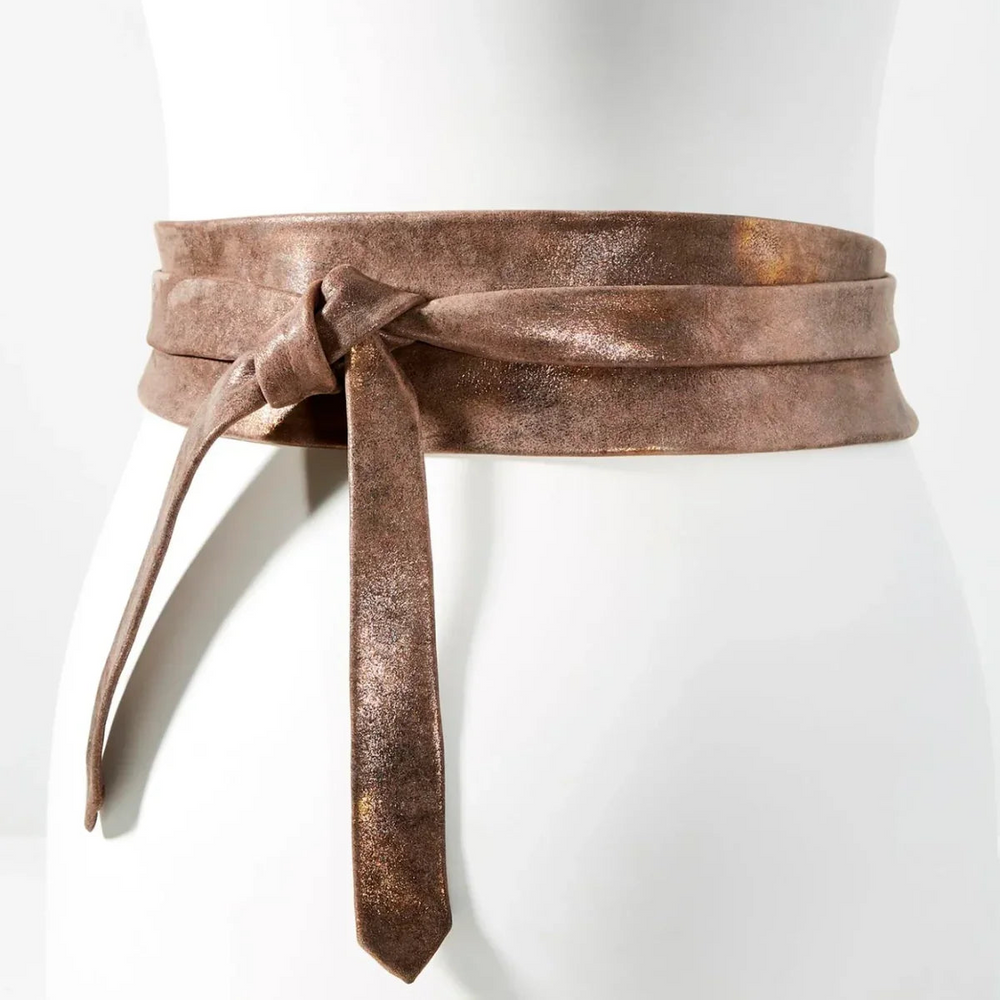 
                      
                        The Truffle Shimmer Wrap Belt by ADA Collection
                      
                    