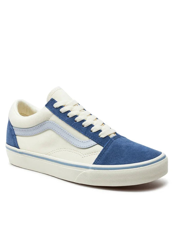 
                      
                        Vans Women's Old Skool Sneakers in the color Multi Block Blue
                      
                    