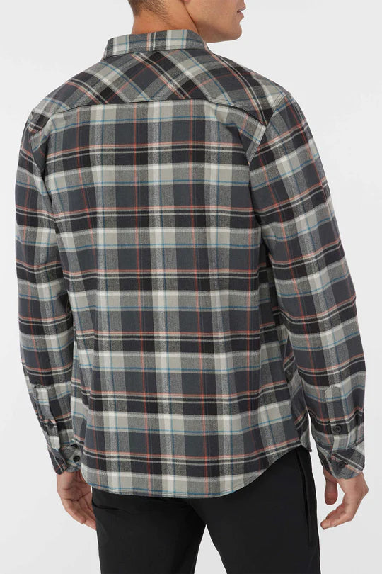 O'Neill Winslow Plaid Flannel Shirt - Black 2