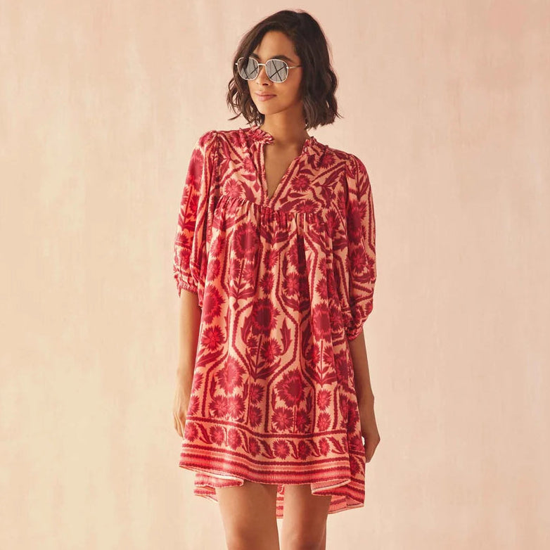 OMIKA Wren Mini Dress in Tessa Goji