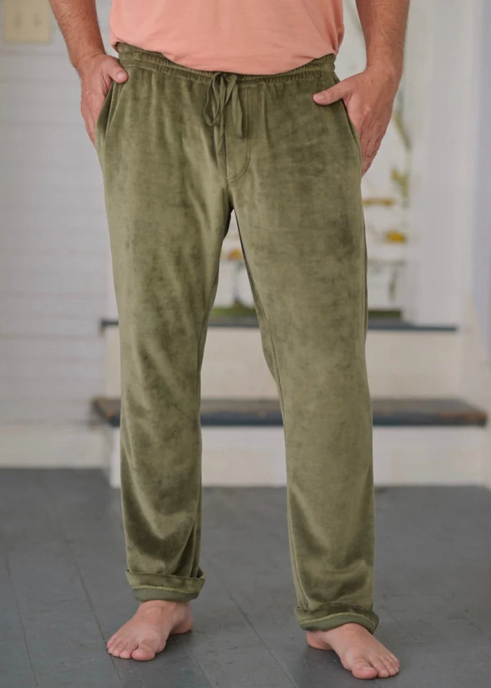 One World Brothers Shaken Not Stirred Velvet Pants