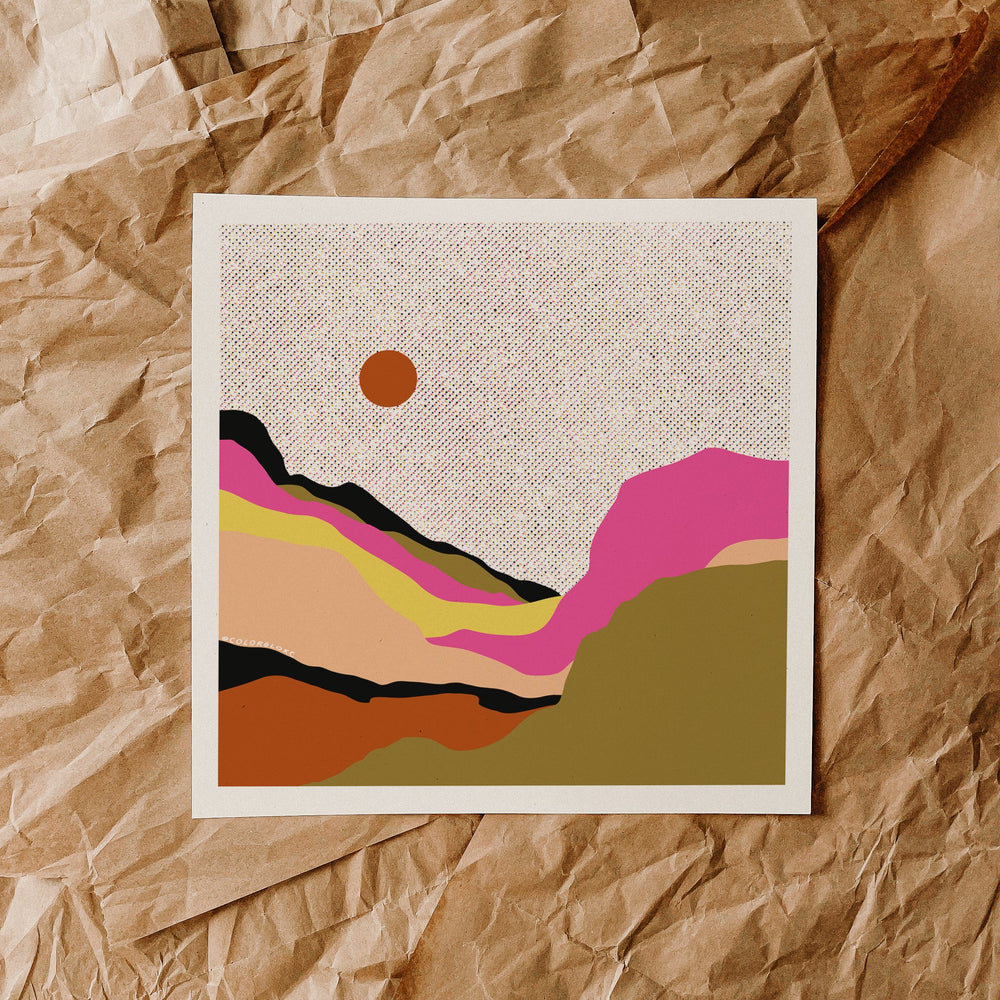 The colorbloKC "Neon Hills" Print
