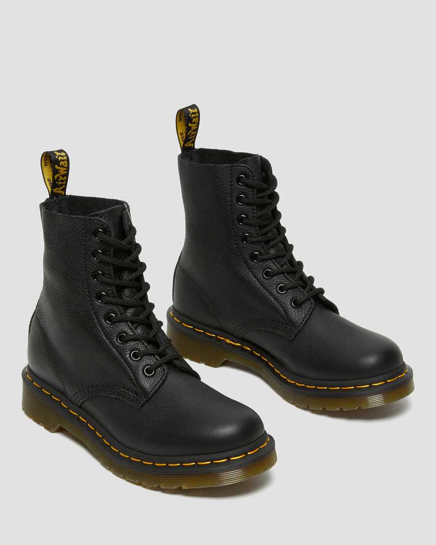 Dr. Martens 1460 Pascal Virginia Leather Boots - Black