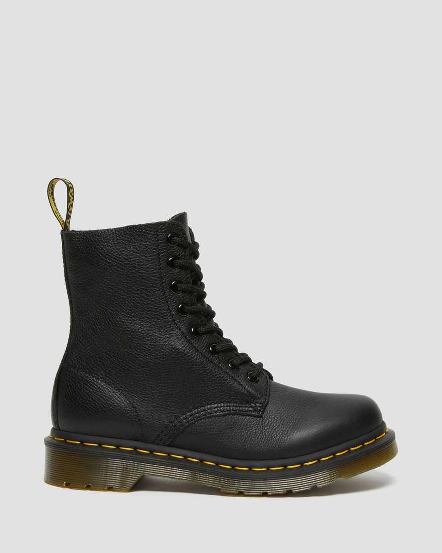Dr. Martens 1460 Pascal Virginia Leather Boots - Black