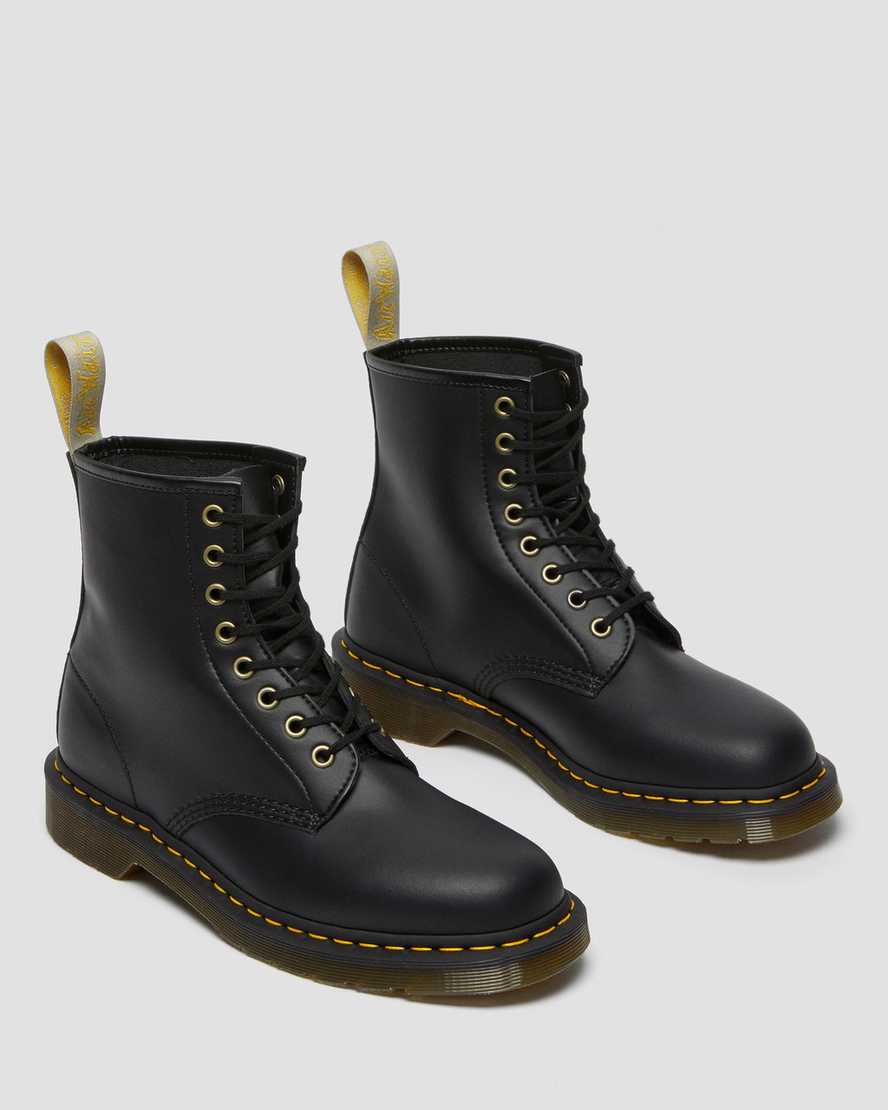 Dr. Martens Vegan 1460 Felix Lace Up Boots - Black Felix Rub Off