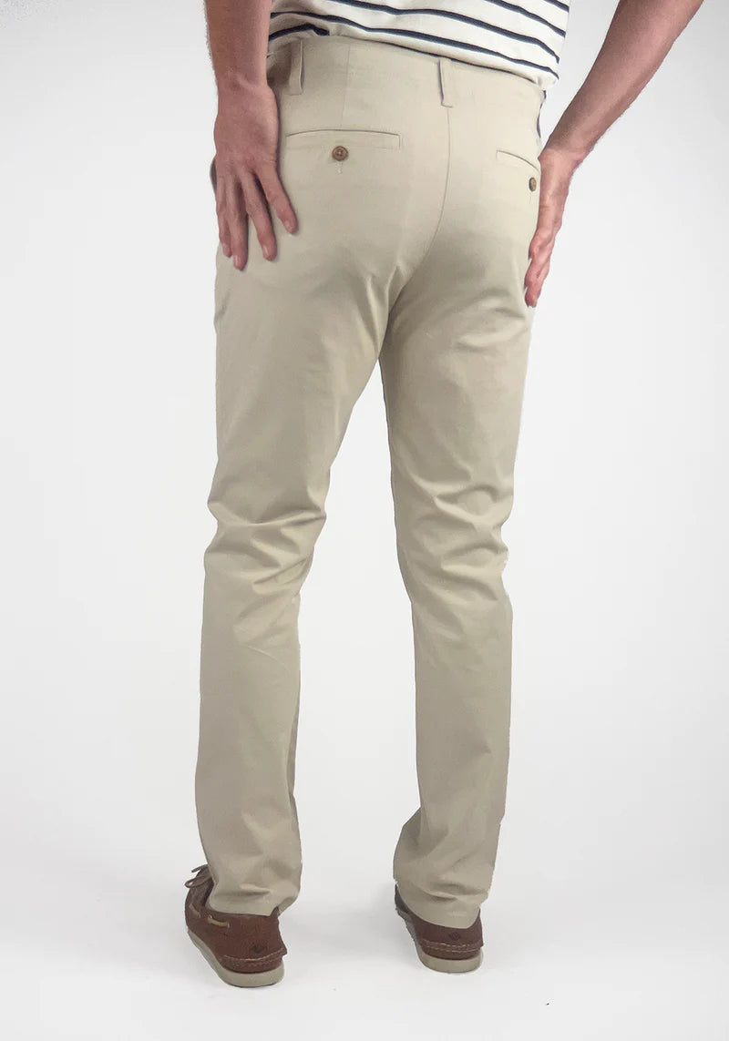 Load image into Gallery viewer, Tailor Vintage Airotec® Lightweight Cotton/Nylon Chino Pants - Summer Khaki

