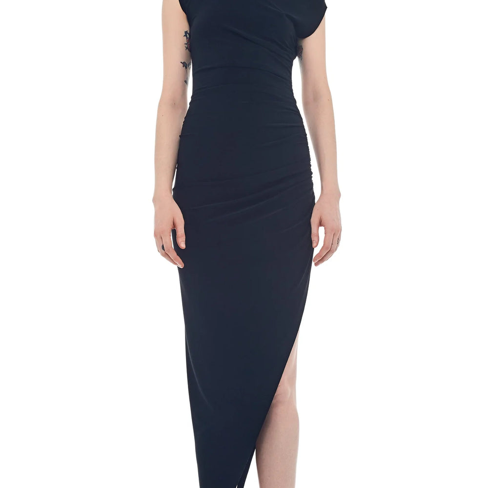 
                      
                        Norma Kamali Drop Shoulder Side Drape Gown
                      
                    
