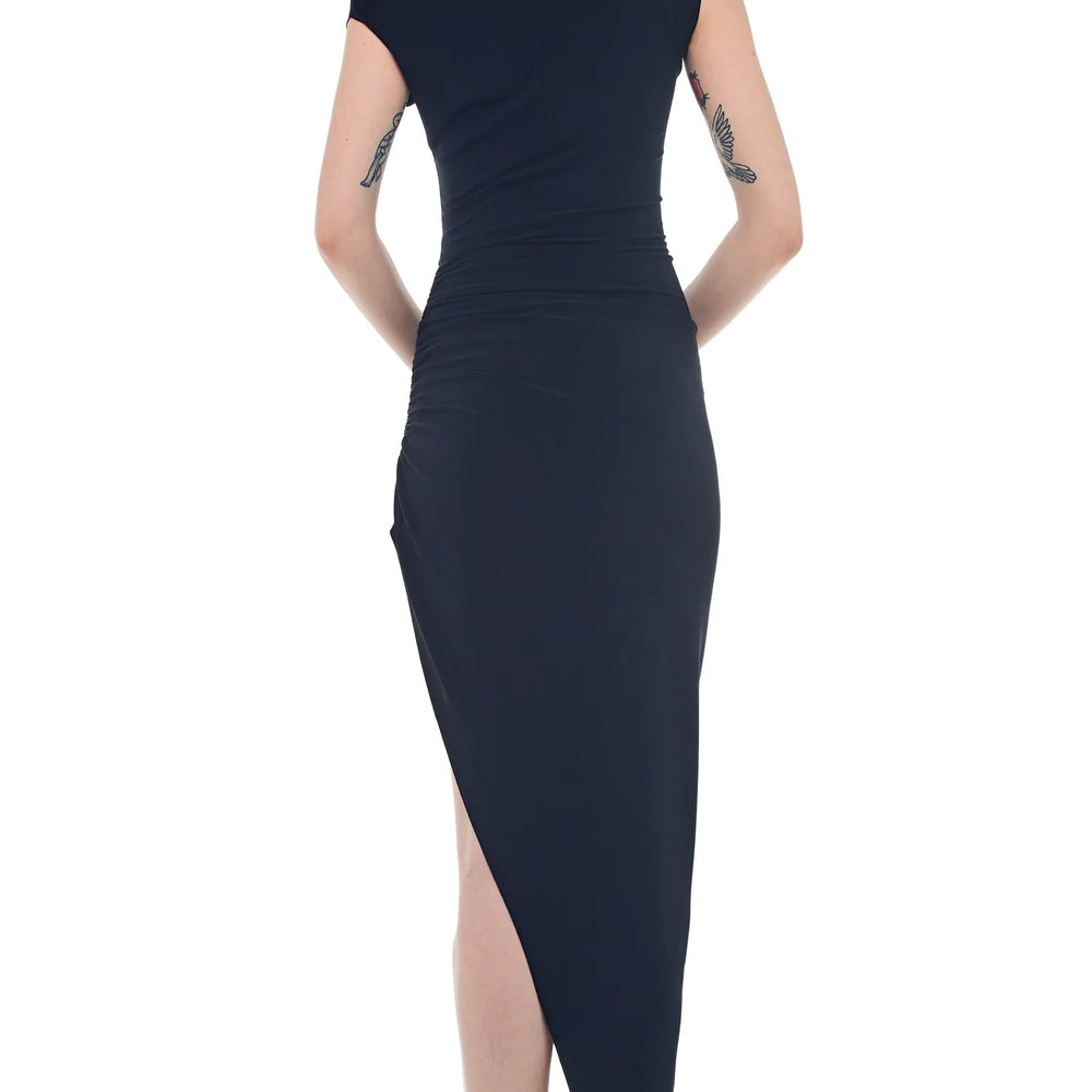 
                      
                        Norma Kamali Drop Shoulder Side Drape Gown
                      
                    