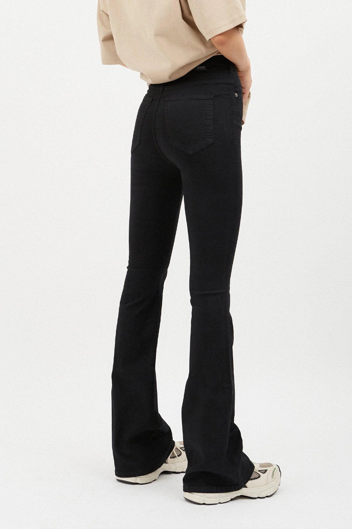 Dr. Denim Moxy Flare Jeans - Black