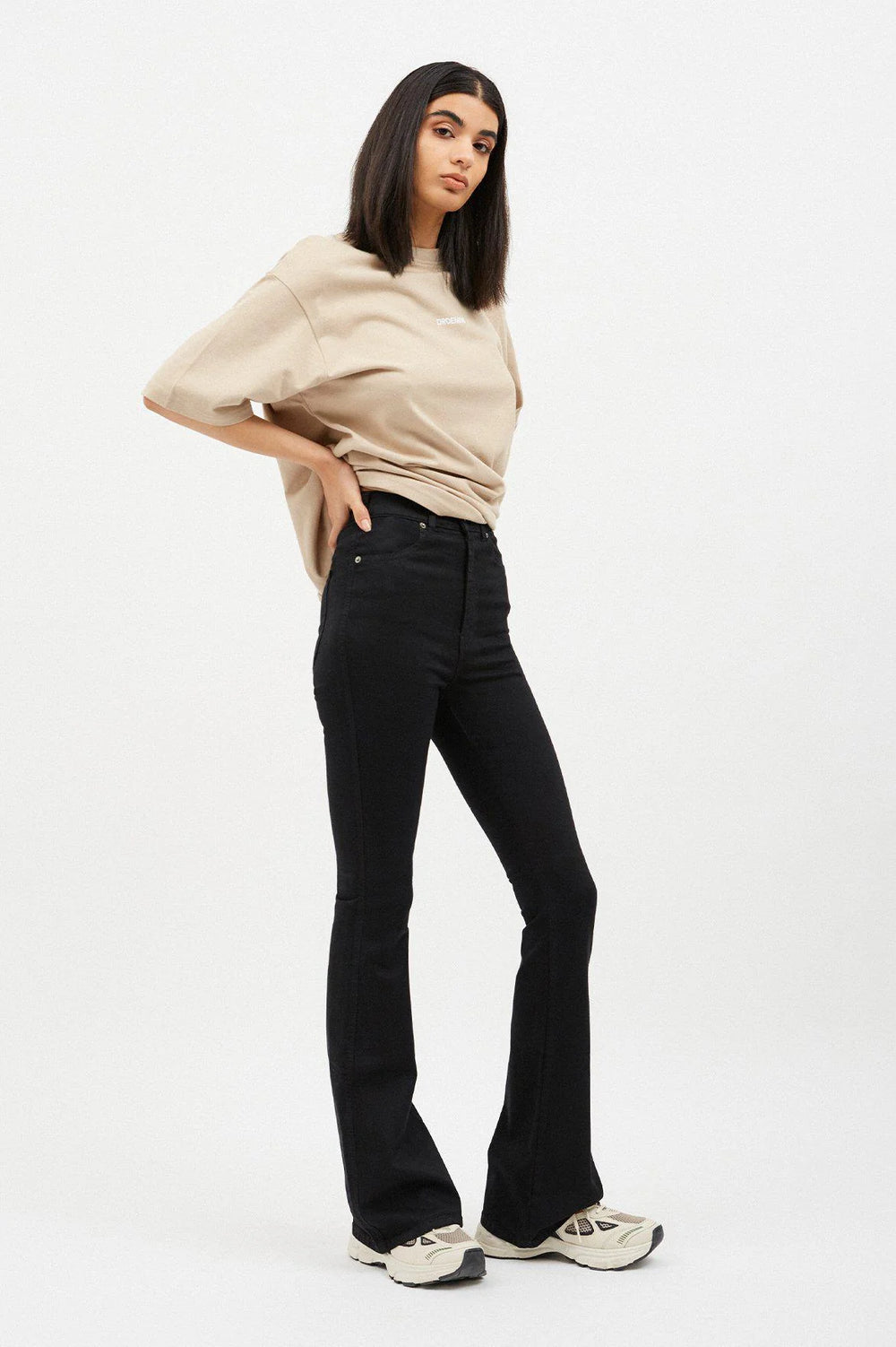 Dr. Denim Moxy Flare Jeans - Black