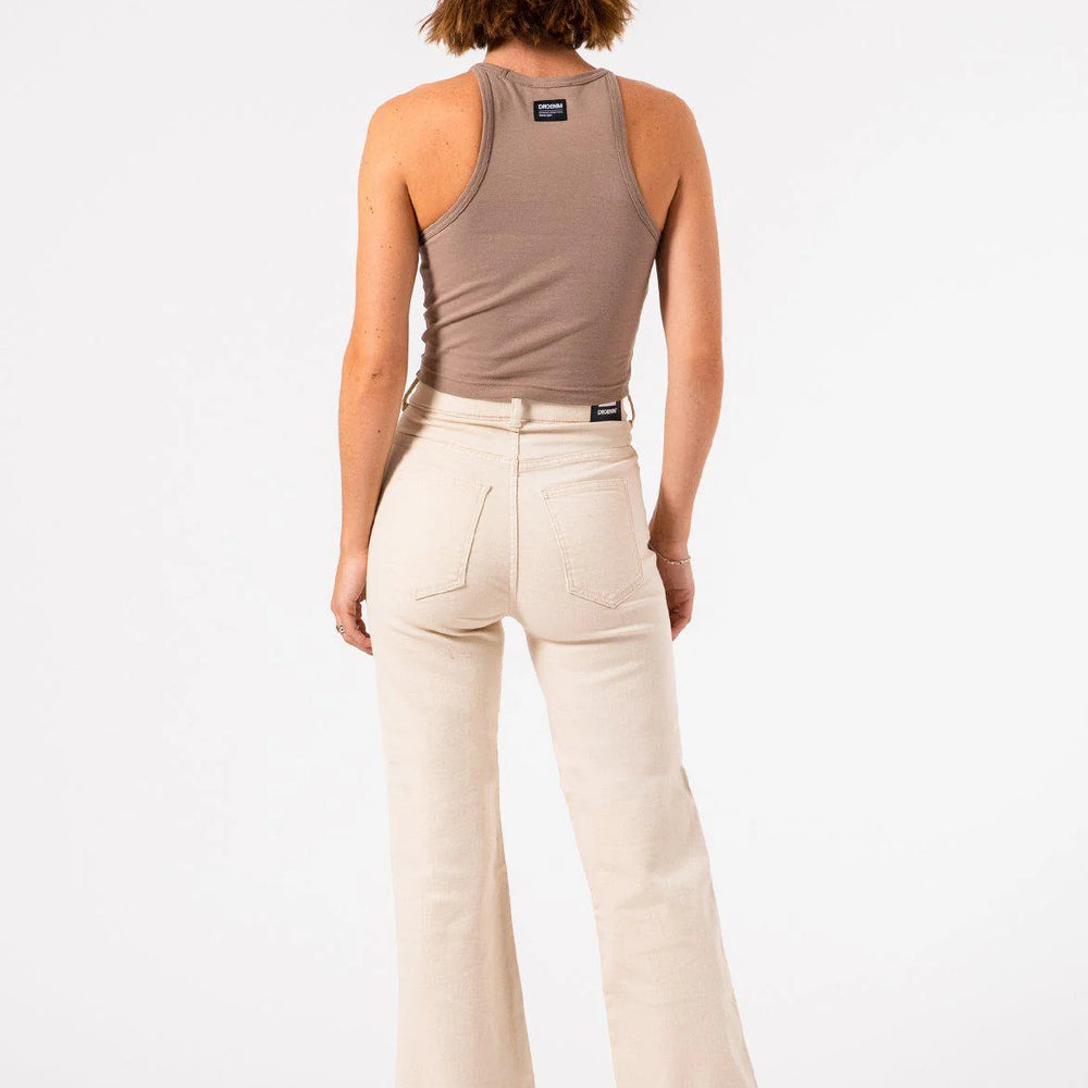 
                      
                        Back view of the Dr. Denim Moxy Straight Jeans in the color Loomstate
                      
                    