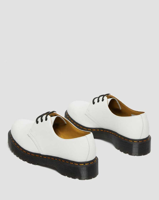Dr. Martens 1461 Bex Smooth Leather Oxfords - White