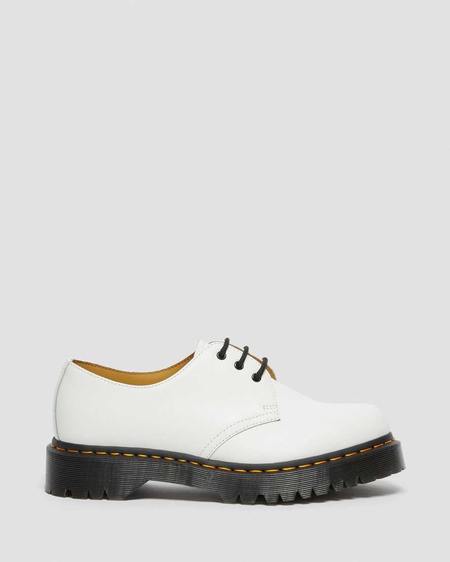 Dr. Martens 1461 Bex Smooth Leather Oxfords - White