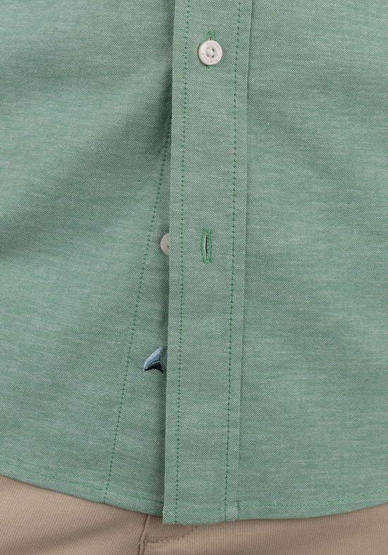 Tailor Vintage Airotec® Stretch Oxford Long Sleeve Shirt - Leprechaun