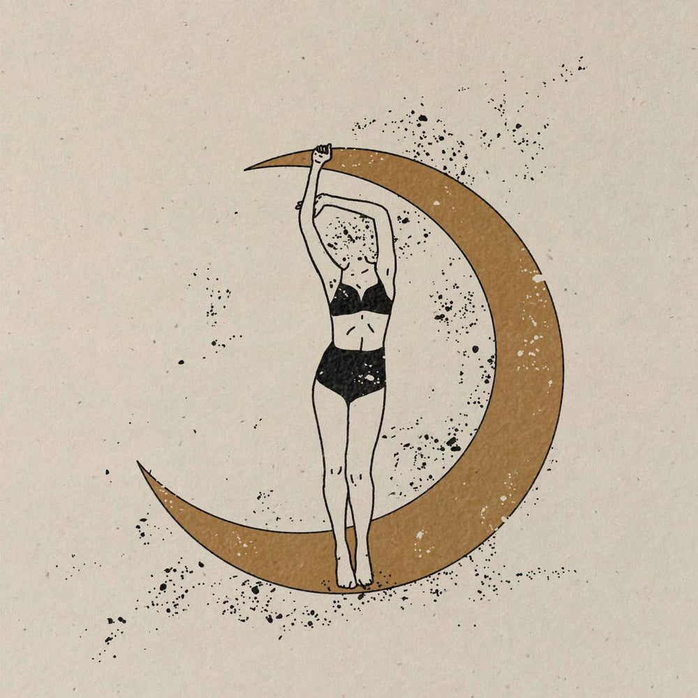 
                      
                        "Be Like The Moon 12x12 Print by colorbloKC
                      
                    