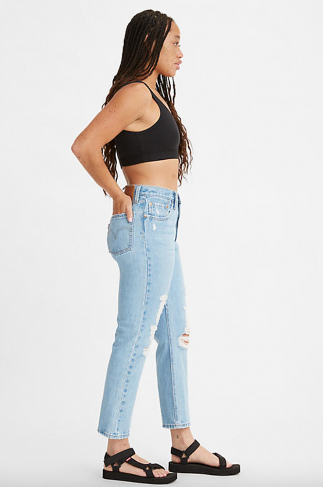 
                      
                        Side view of the Women's 501 Crop Jeans by Levi's
                      
                    