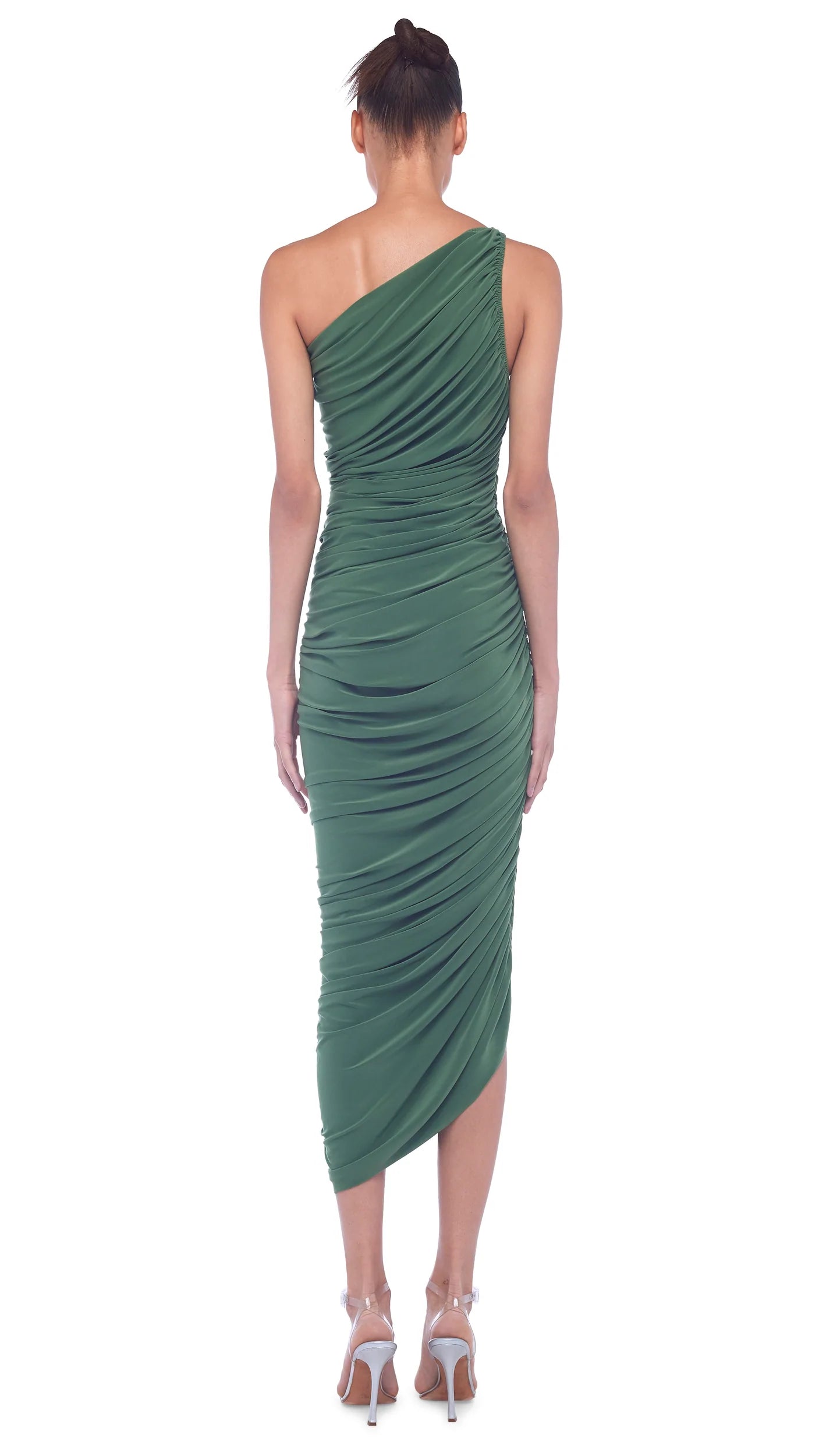 Norma Kamali Diana Gown - Celedon