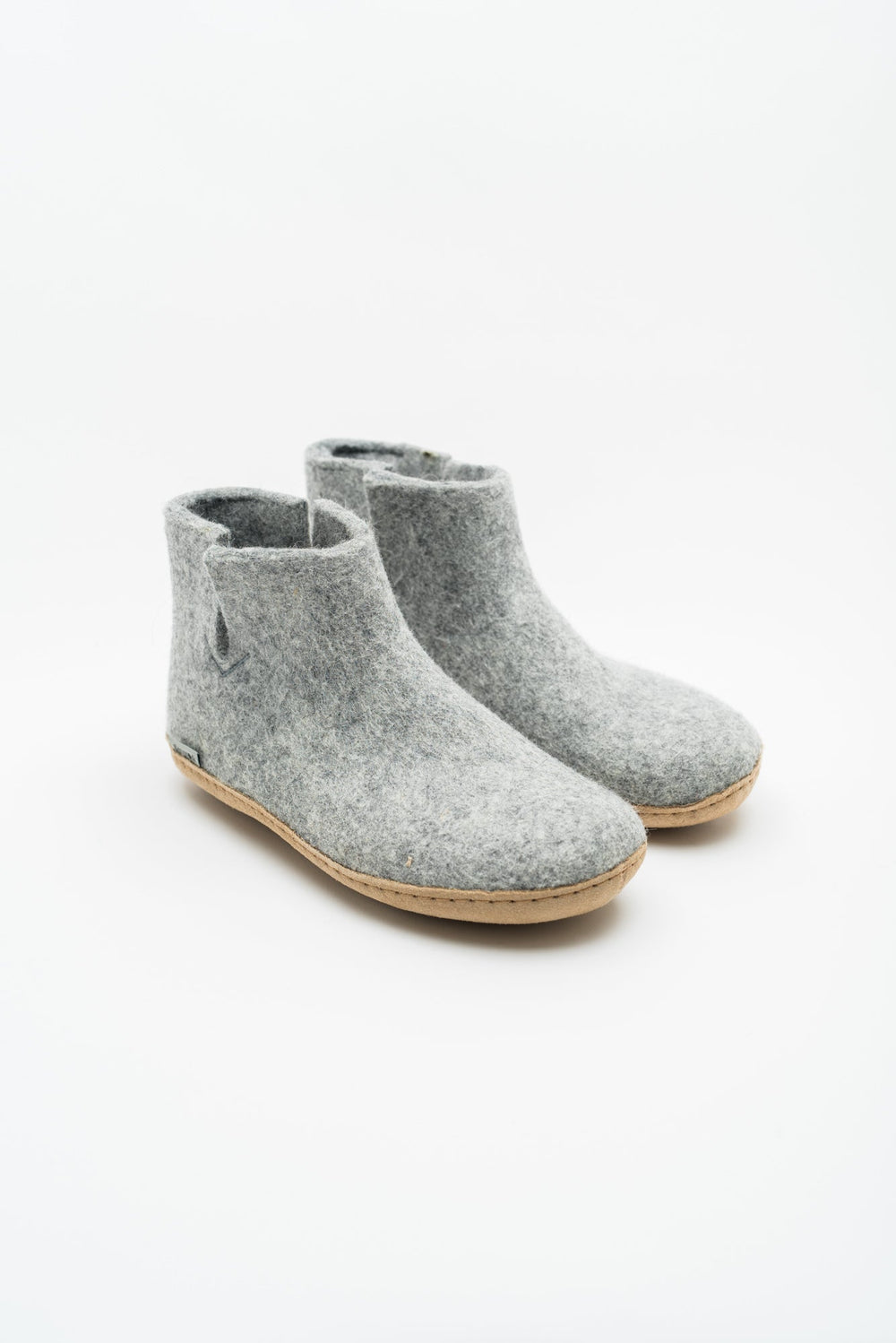 Glerups Low Boot - Grey Leather