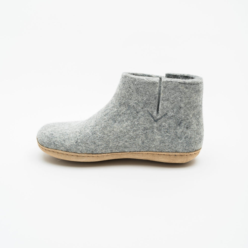 
                      
                        Glerups Low Boot - Grey Leather
                      
                    