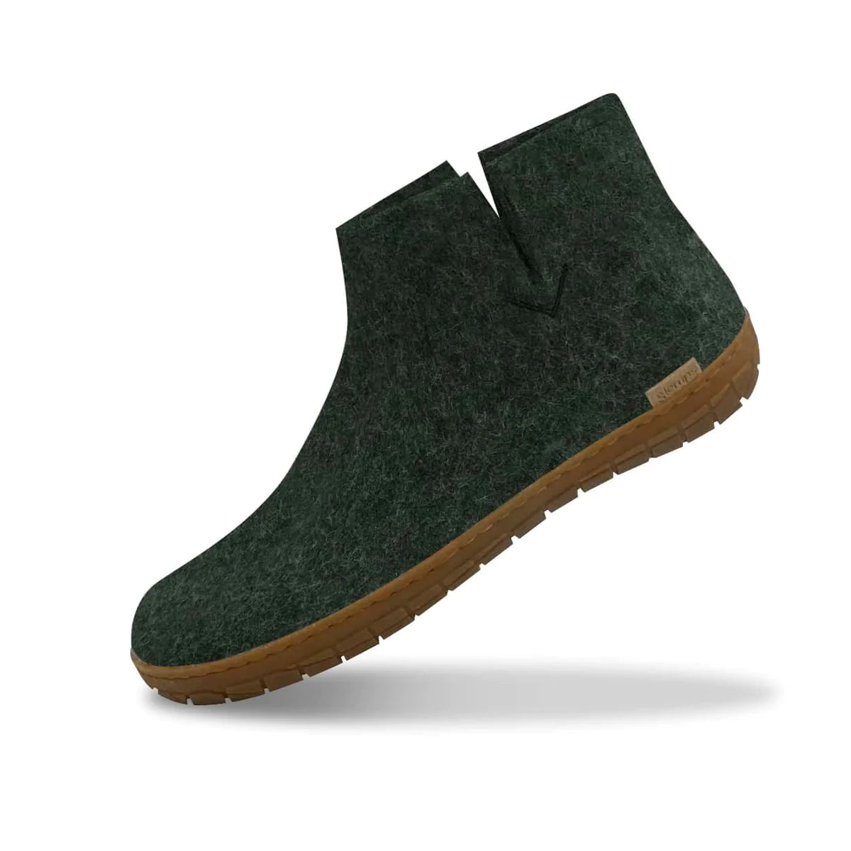 Glerups Low Boot with Rubber Sole - Forest