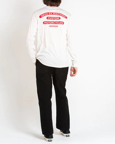 DEUS Ingenue Long Sleeve Tee - White