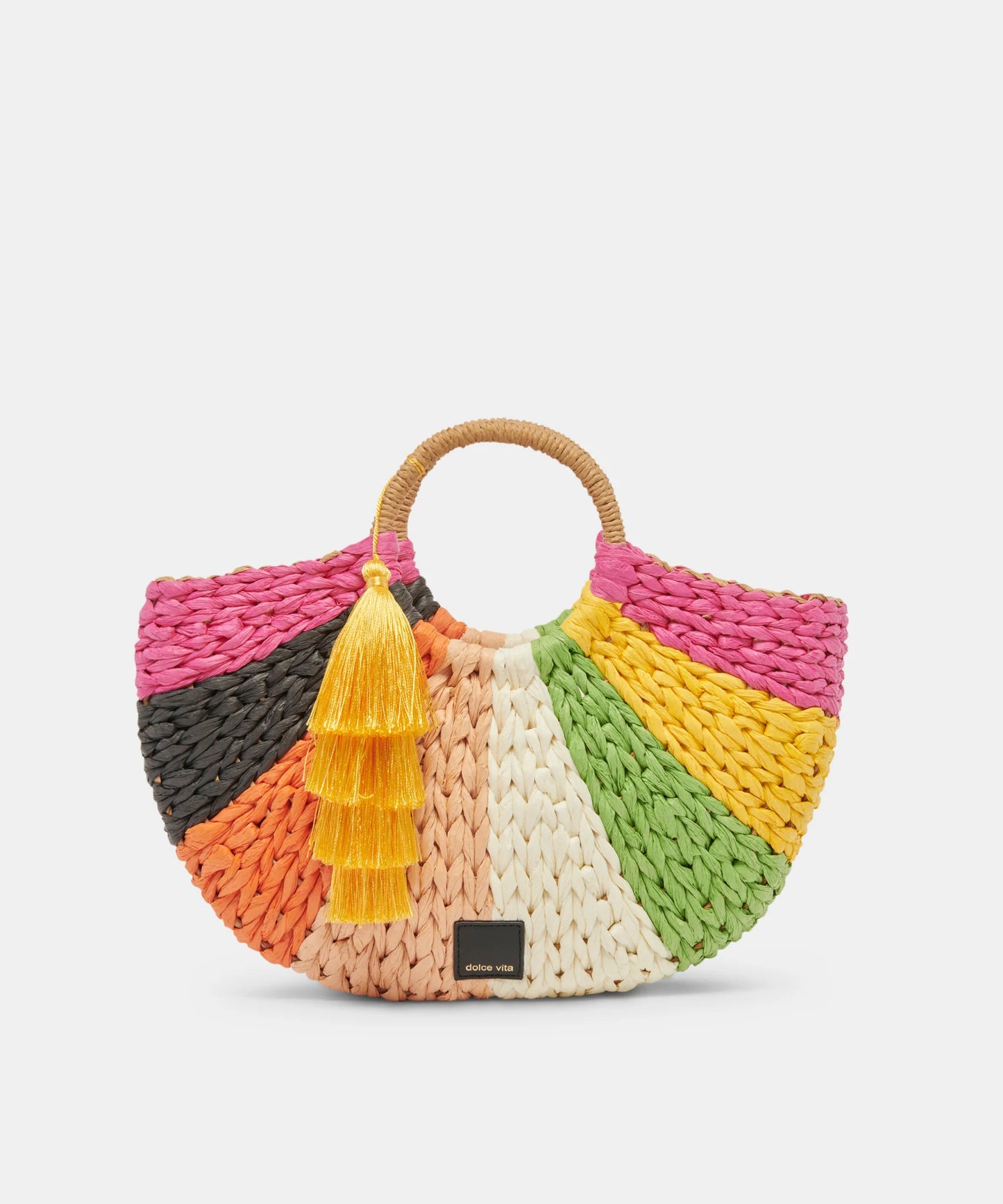 Dolce Vita Estelle Handbag - Multi Raffia