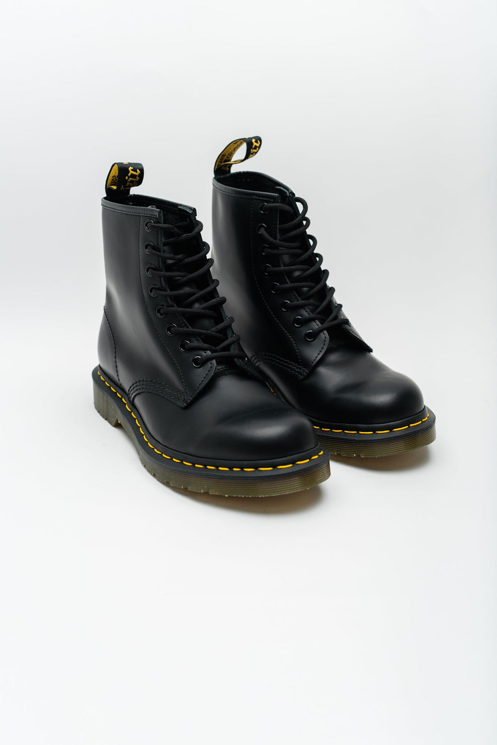 Dr. Martens 1460 Smooth Leather Lace Up Boot - Black