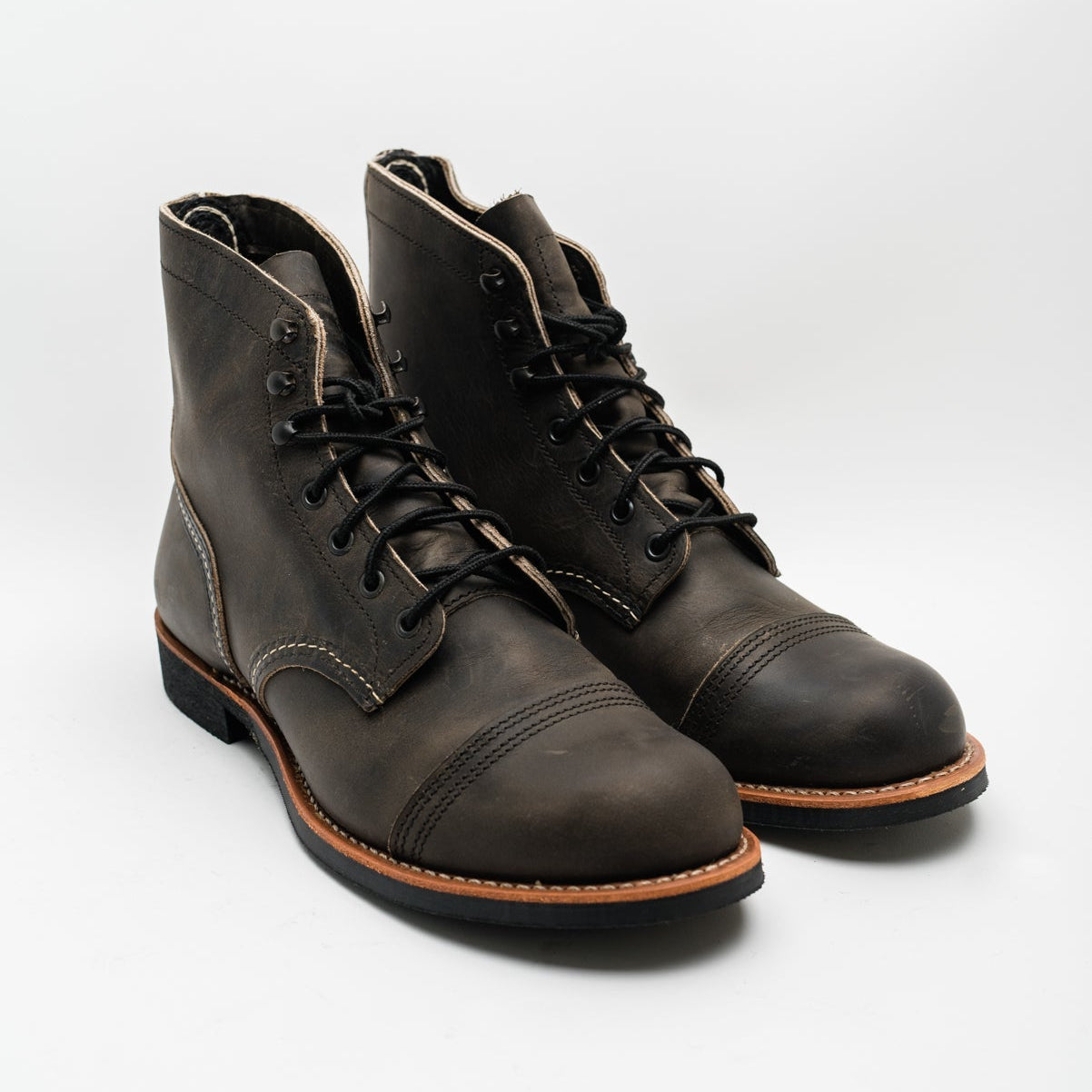 Red Wing Iron Ranger Men's Boots #8086 in Charcoal