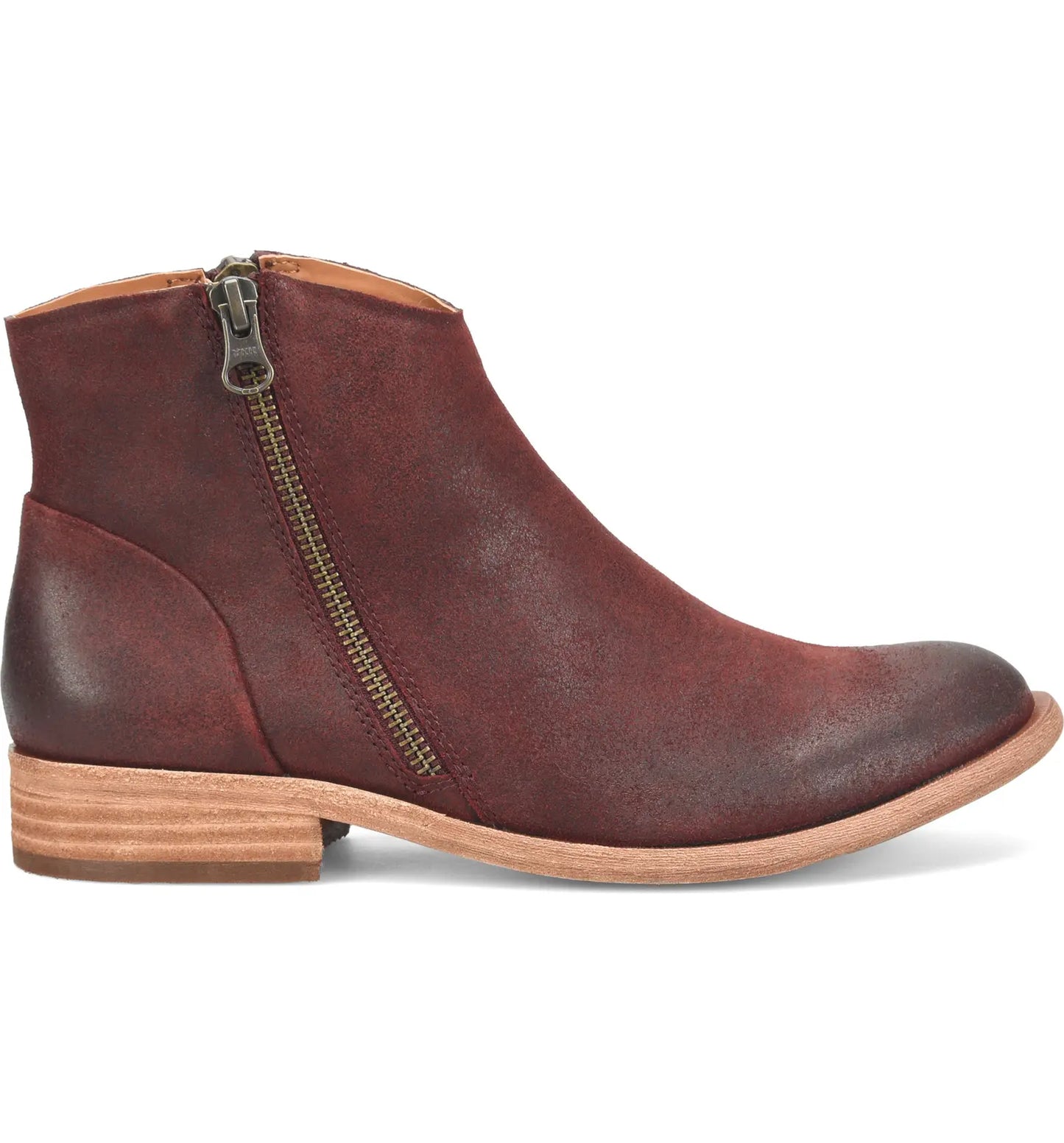 Kork-Ease Riley Boot - Dark Red Distressed