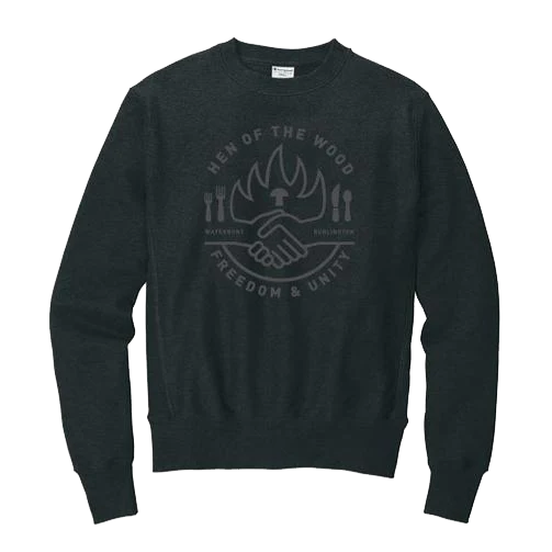 Hen of the Wood Freedom and Unity Crewneck Sweatshirt - Black