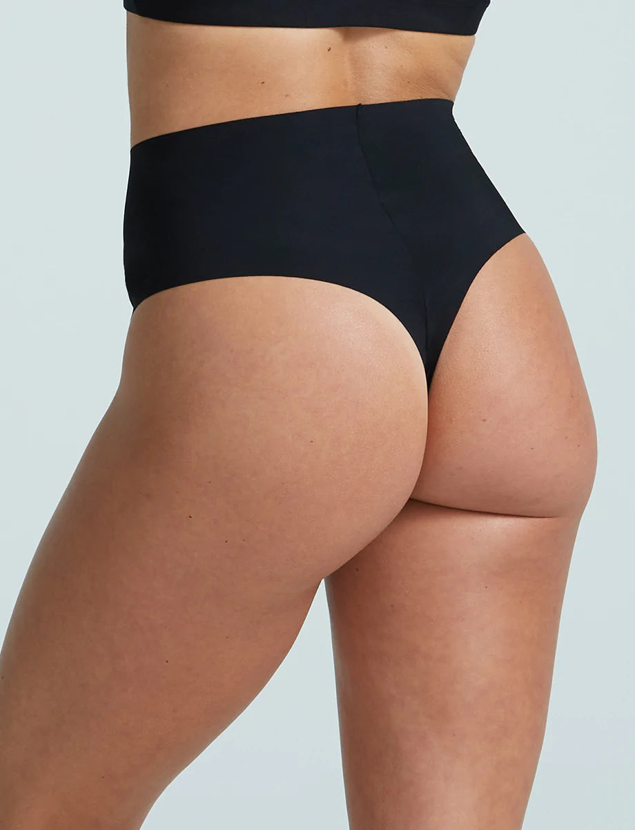 Commando Classic High Rise Thong - Black