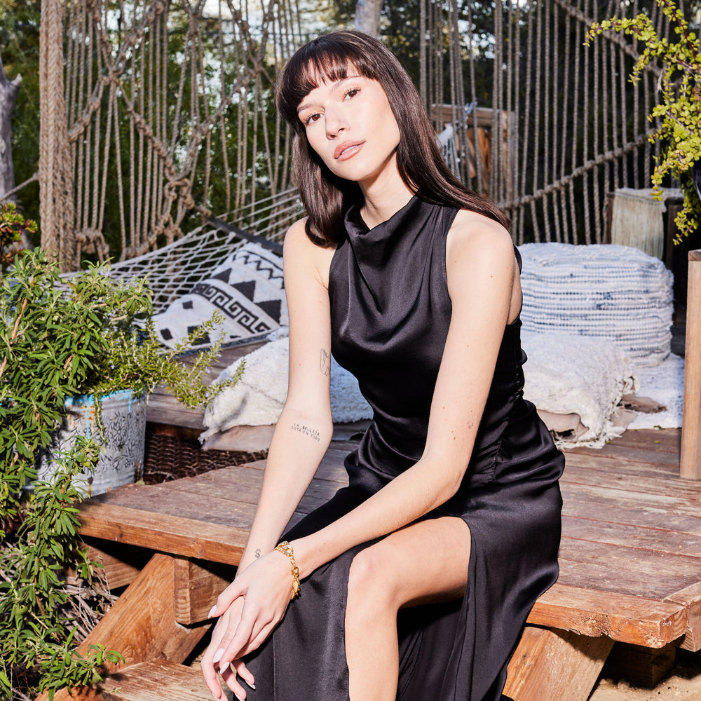 
                      
                        The Mae Dress - Black
                      
                    