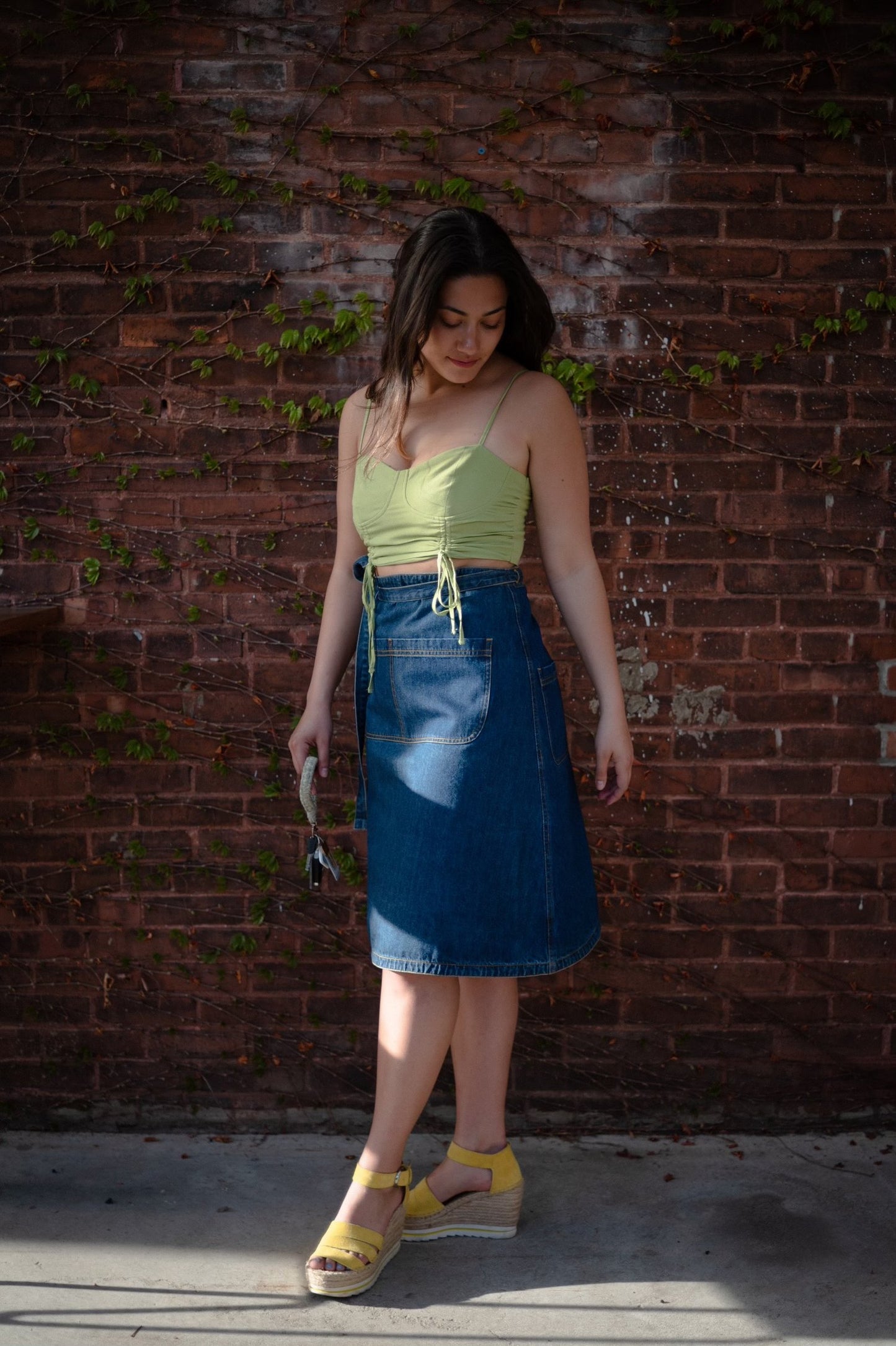 Tove Wear Maker Skirt Long - Indigo