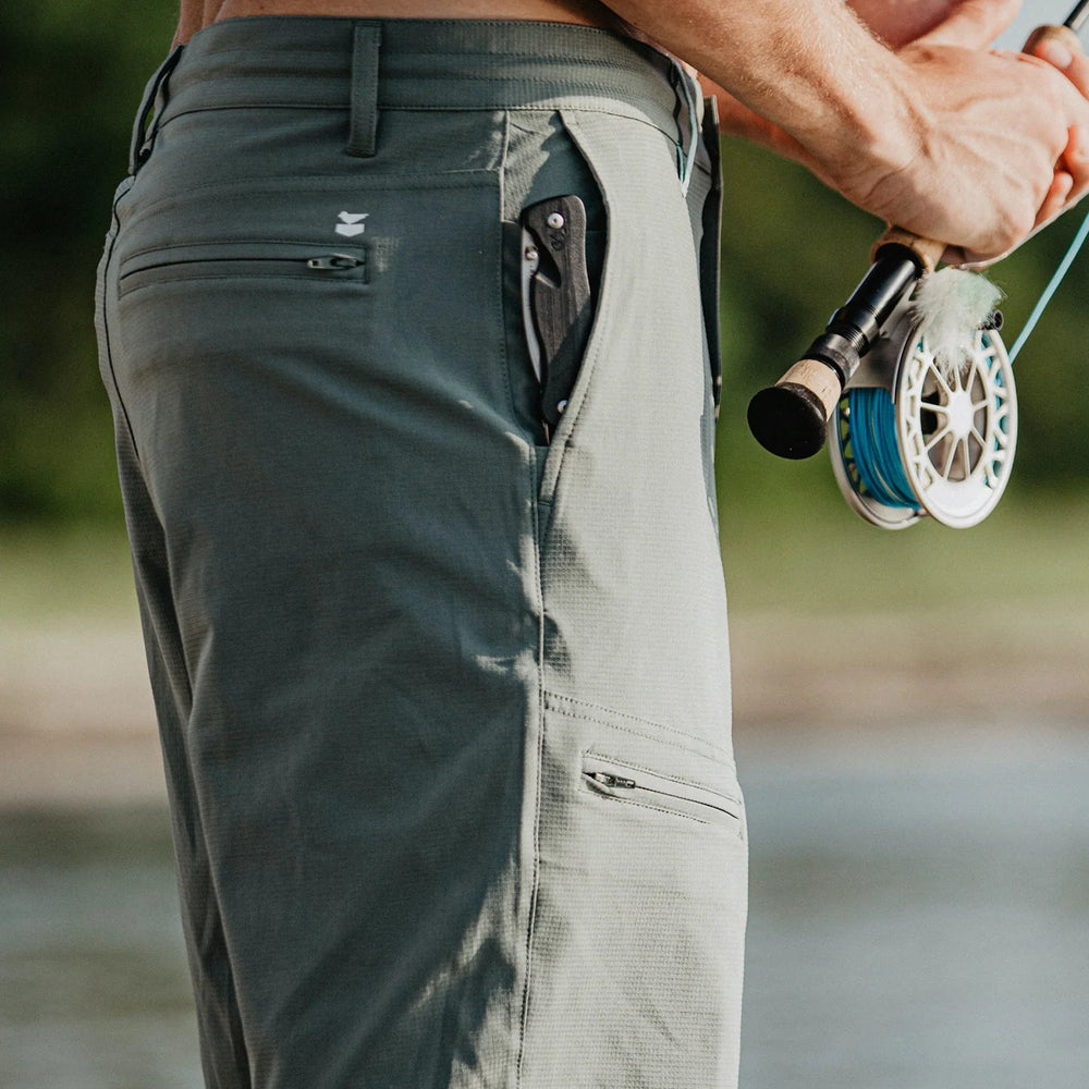Jetty Mordecai Utility Short - Grey