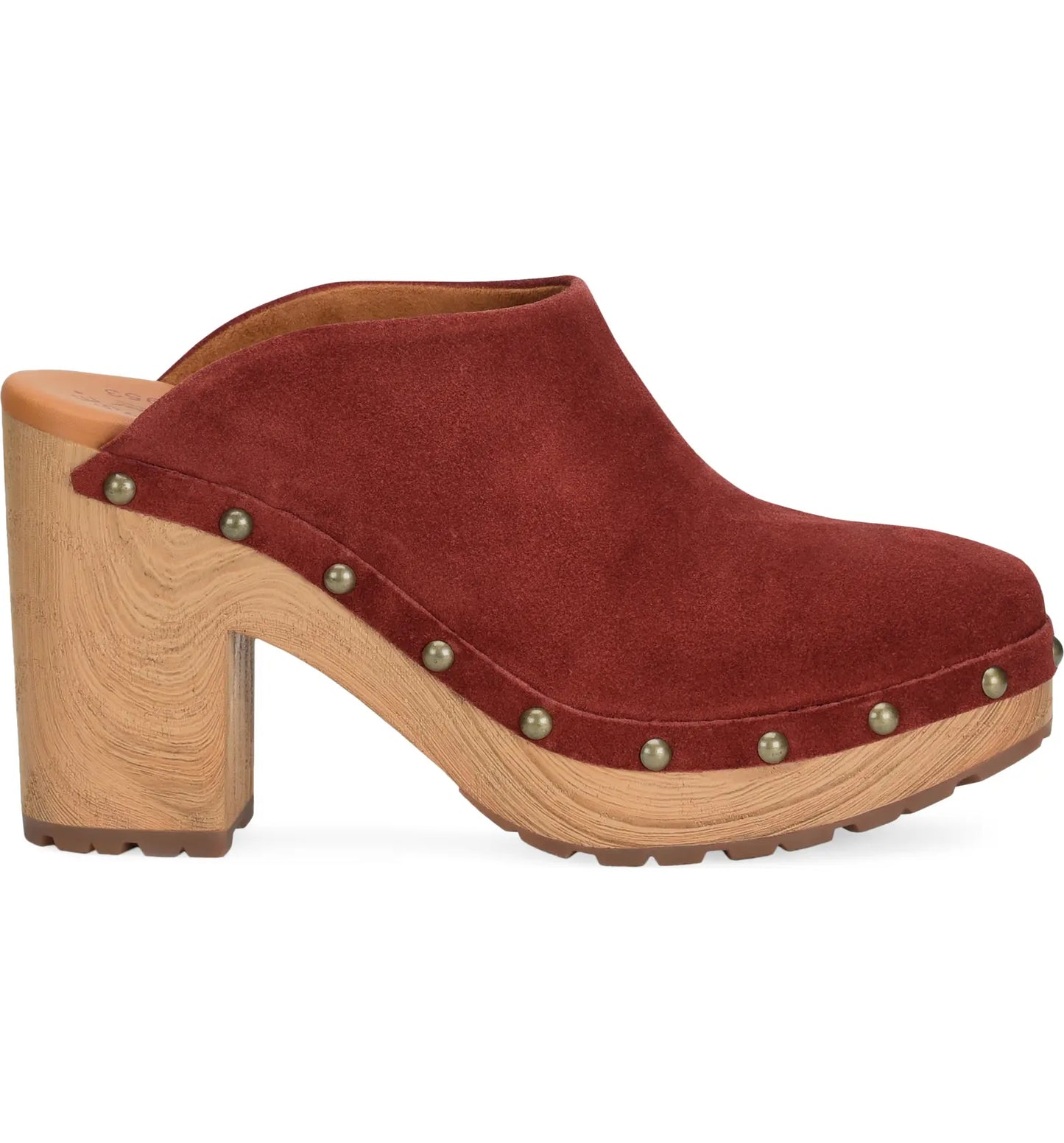 Kork-Ease Sudbury Clog - Dark Red Suede