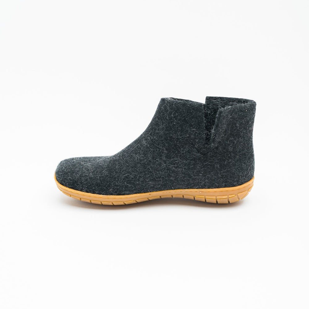 
                      
                        Glerups Low Boot with Rubber Sole - Charcoal
                      
                    