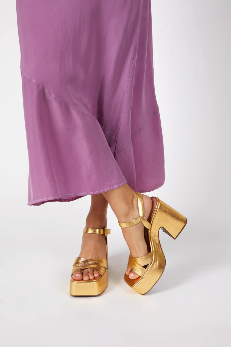 Intentionally Blank Matilda Platform Heel - Coins