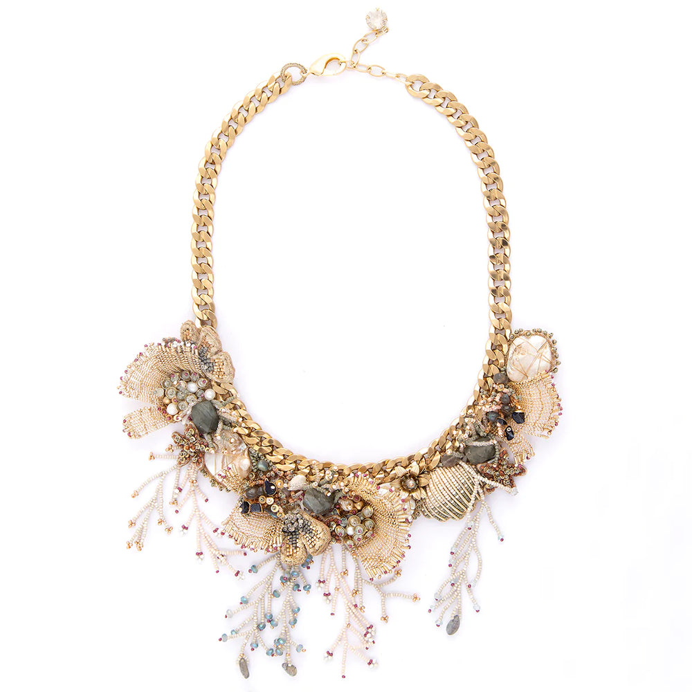 Deepa Gurnani Handmade Anita Necklace - Gold