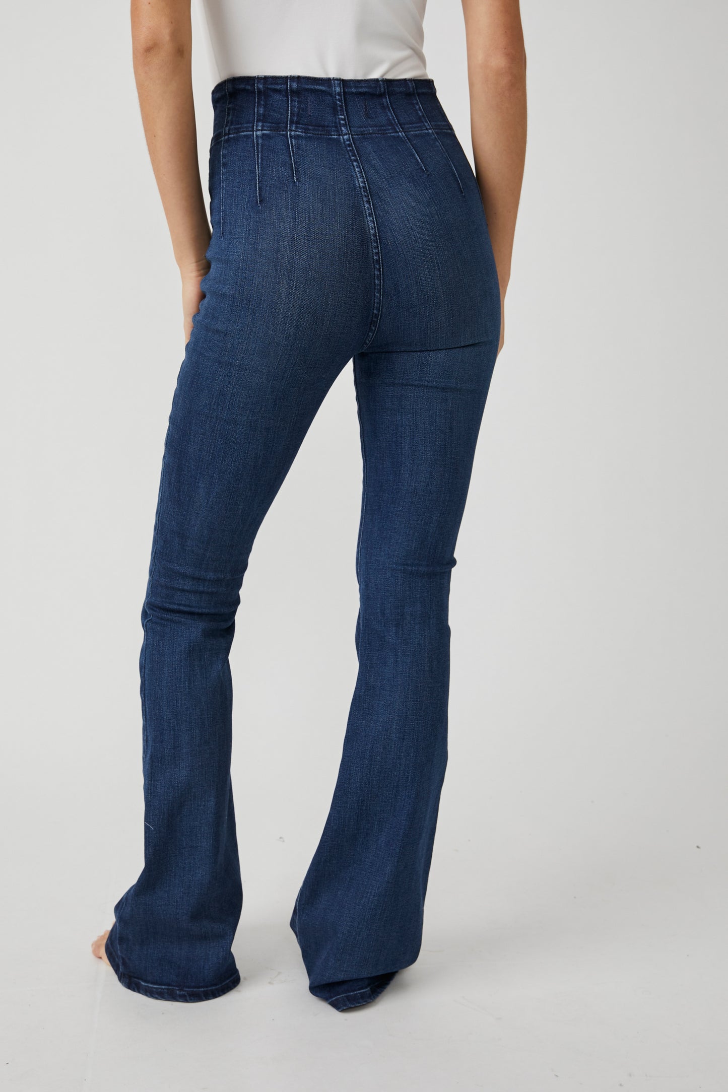 Free People Jayde Flare Jeans - Night Sky