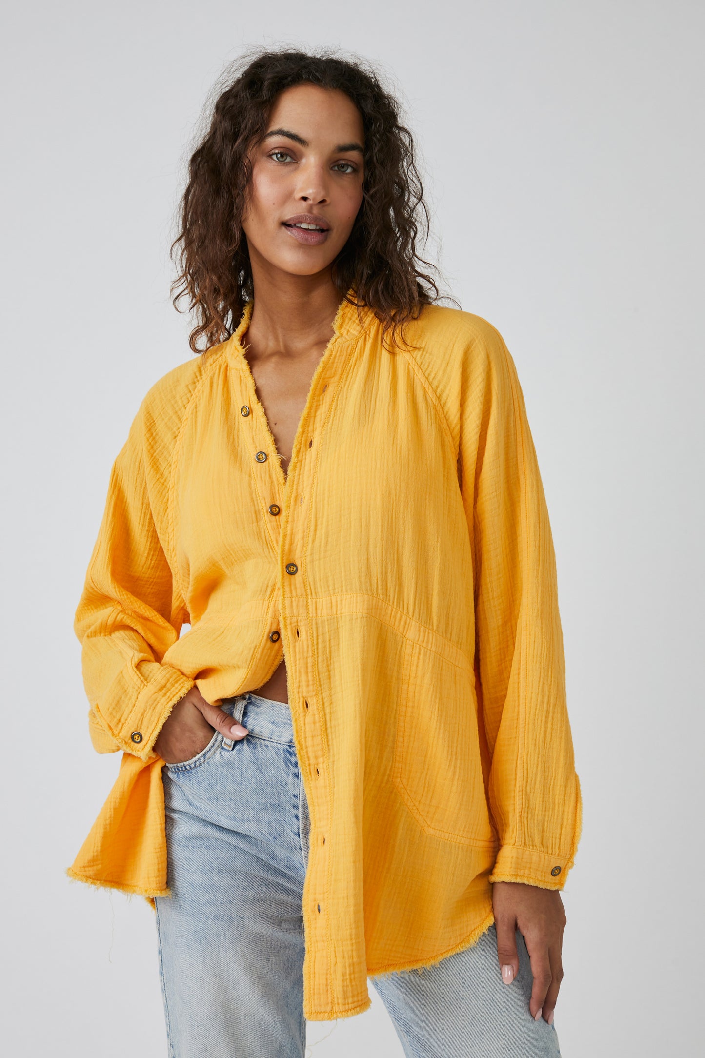 Load image into Gallery viewer, Free People Summer Daydream Button Down - Bird Of Paradise
