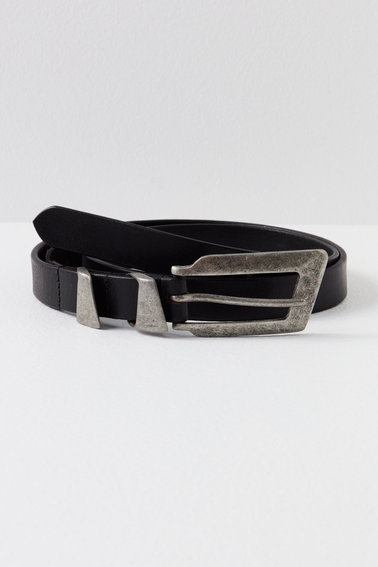 Free People Parker Leather Belt - Black